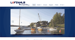 Desktop Screenshot of lofdahls.se