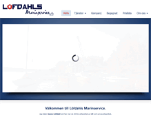 Tablet Screenshot of lofdahls.se